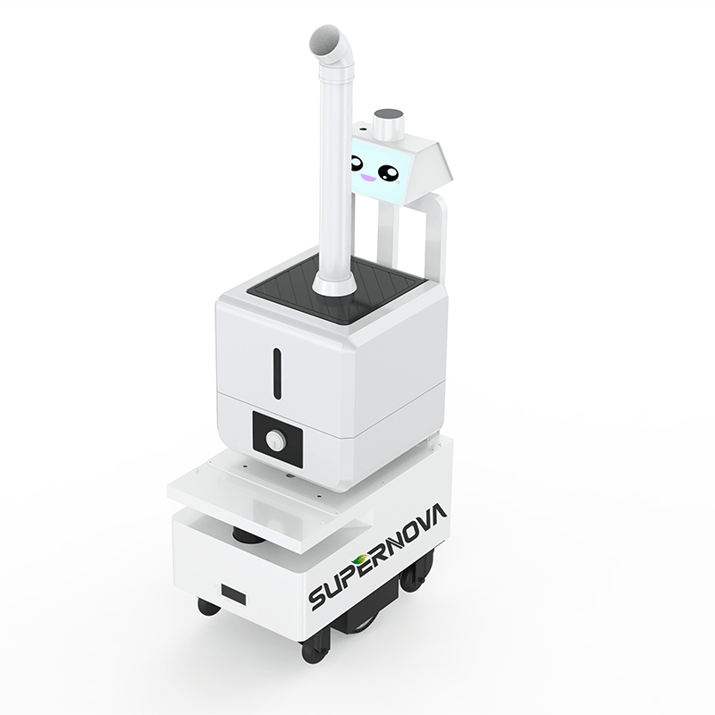 Nová technologie Atomizující sprej Protiepidemický osvěžovač vzduchu Dezinfekce Umělý inteligentní sprejový sterilizátor Robot